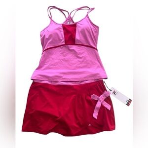 New with tags fila 30 love tank and skort